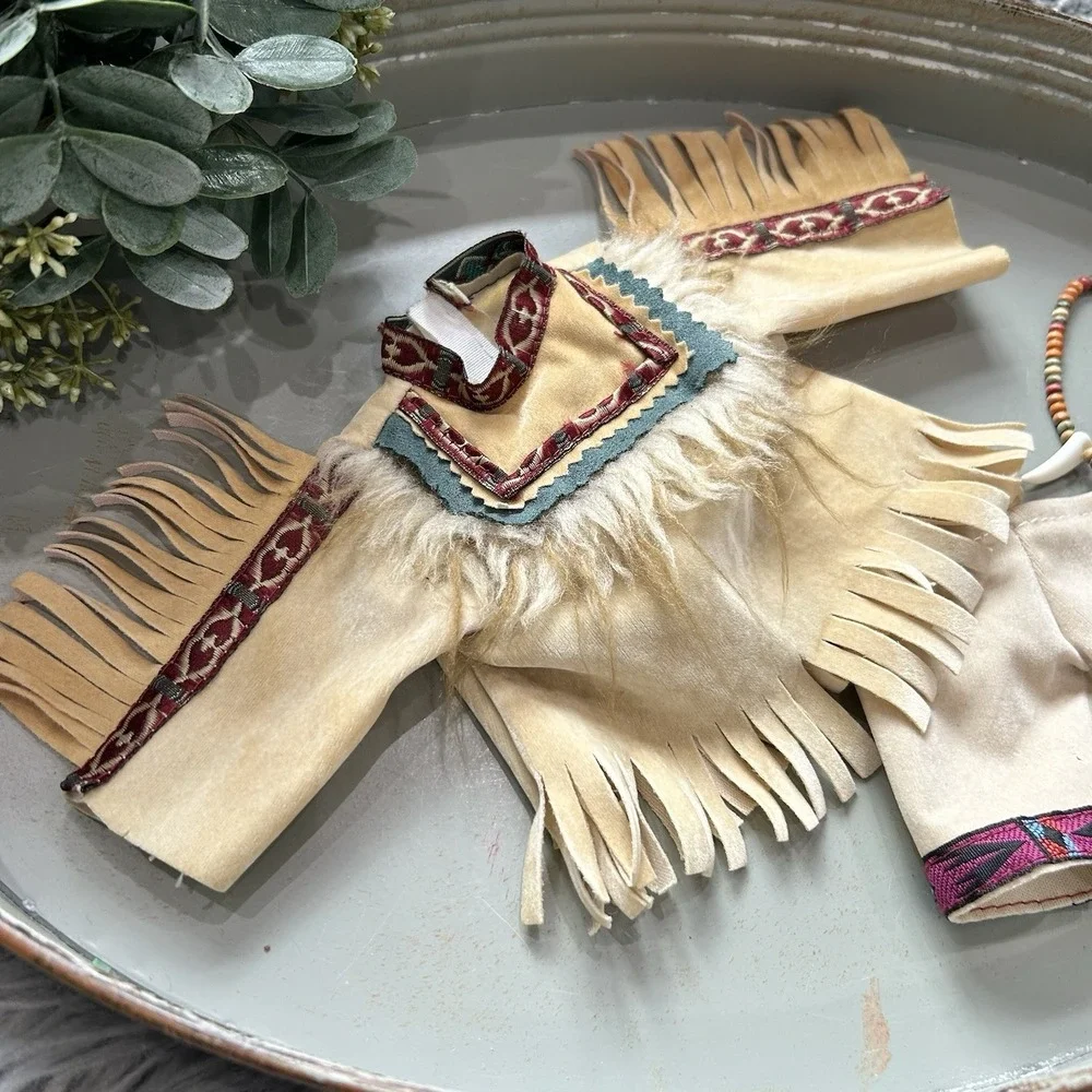 Native American Inspired Three Piece Doll Heritage Outfit Set‎